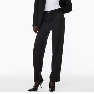 NWT ARITZIA Babaton Agency black trouser pants classic city  workwear